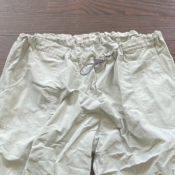 Peachy Den Mimi cargo trousers size M oyster - Picture 1 of 4